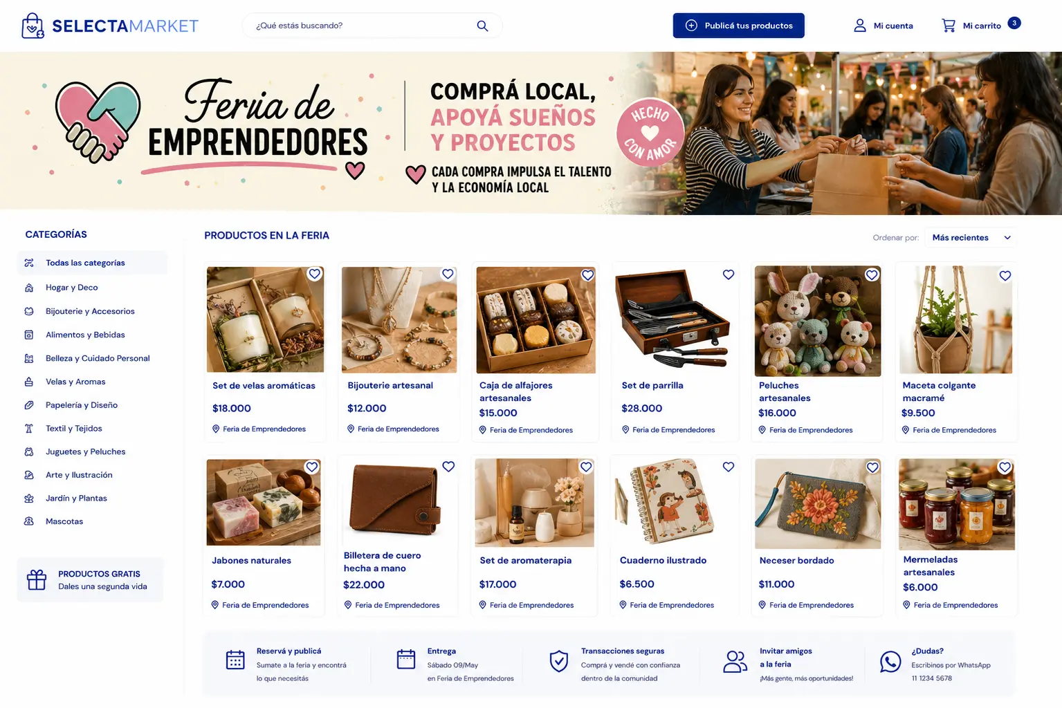 Feria de Emprendedores San Fer en SelectaMarket